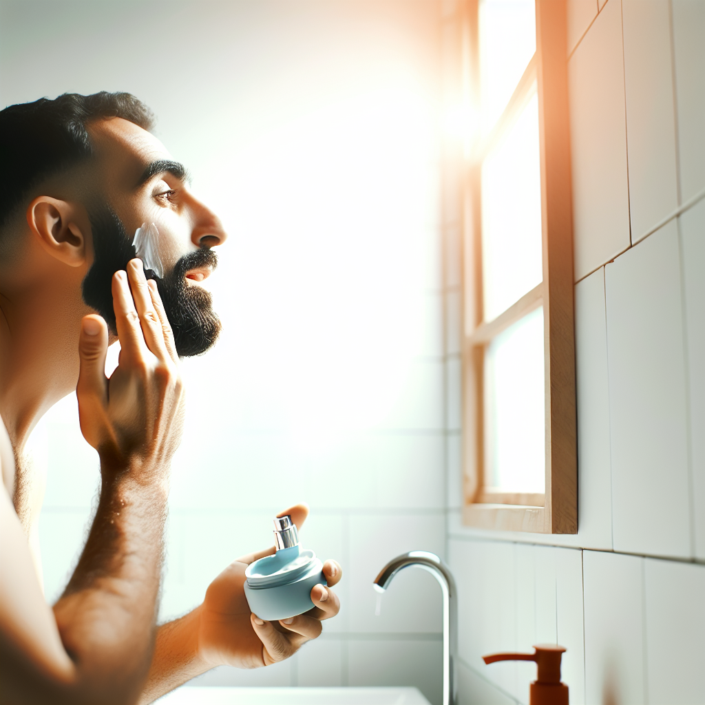 Daily skincare routine